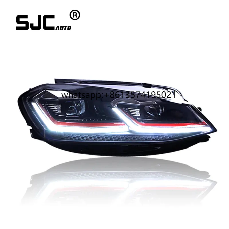 

SJC Auto Hot-selling LED Type 7.5 Style Sequential 2013-2020 Head Lamp for VW Golf Mk7 Headlights Car Accessories