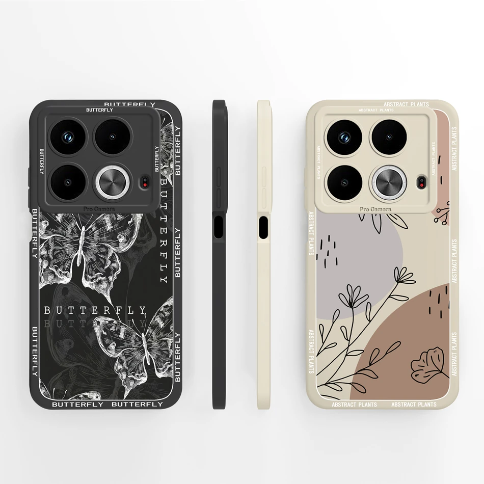 For infinix Note 40 Pro Plus 40X Case Couple Panda Phone Housing For Note40 Note 40X Full Protection Liquid Silicone Back Cover