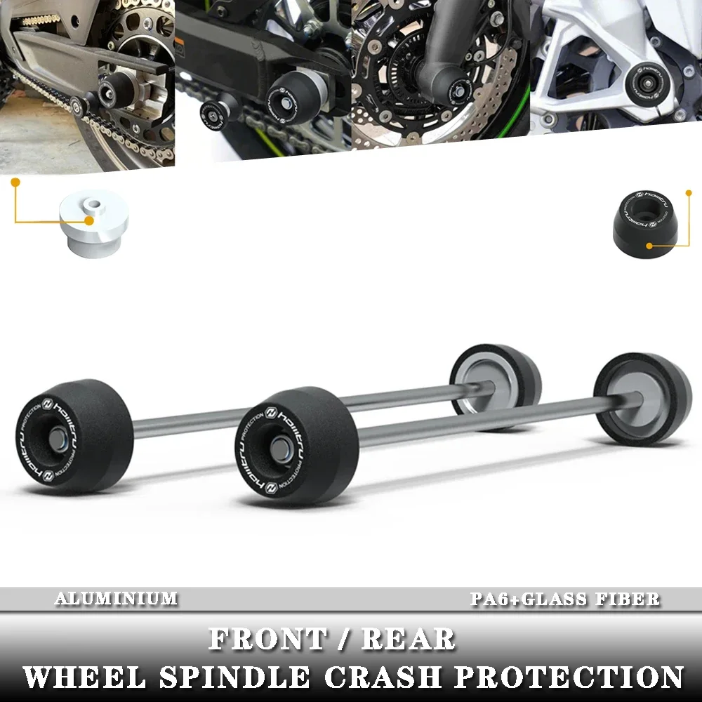 For Ducati Scrambler 1100 2018-2023 Front Rear wheel Spindle Crash Protection