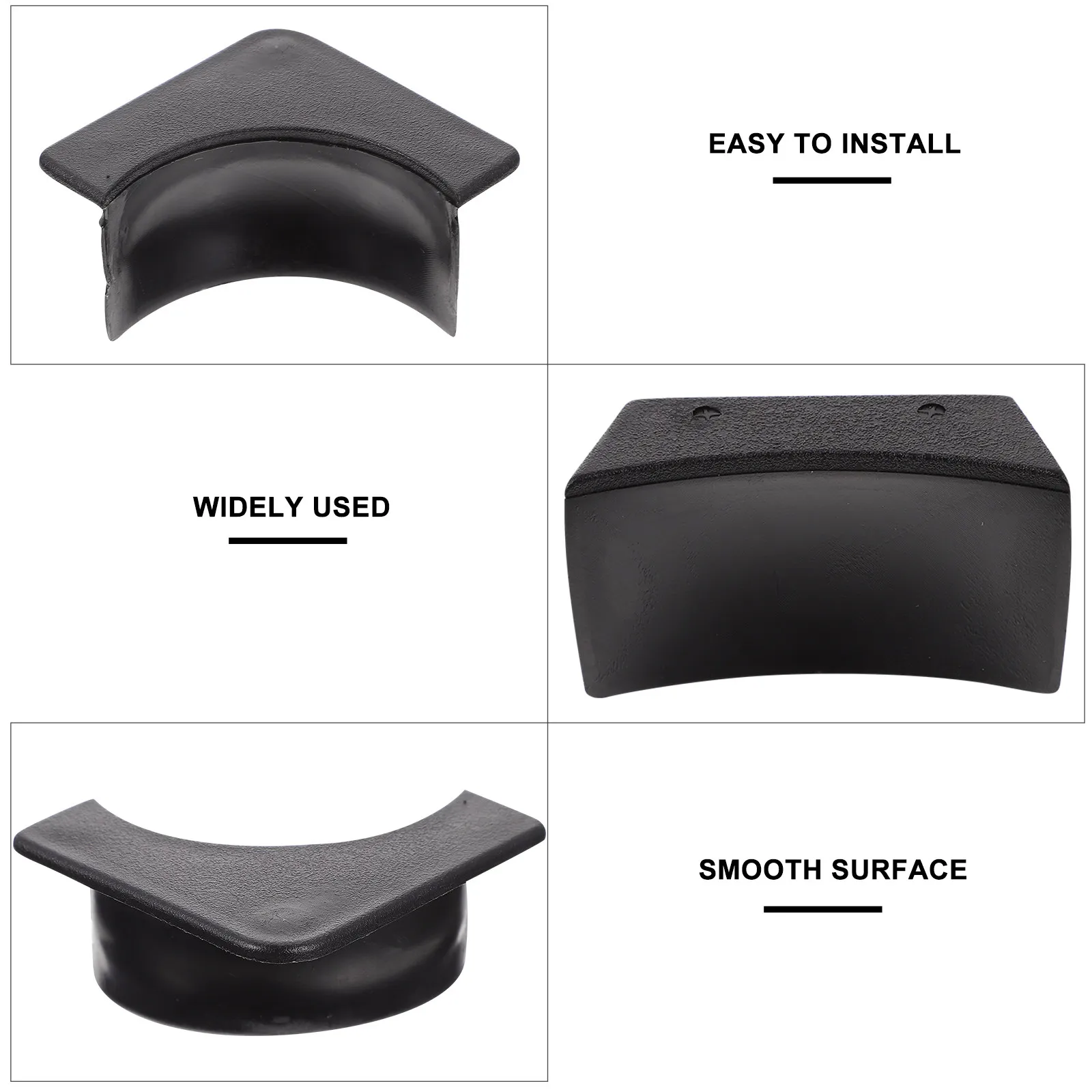 

Комплект из 2 черных защитных накладок для углов бильярдного стола, легко устанавливаемые, сменные
