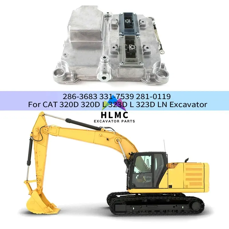 Excavator Accessories 331-7539 3317539 2844752 28170119 Excavator Electronic Controller For C6.4 Engine Control Module Computer