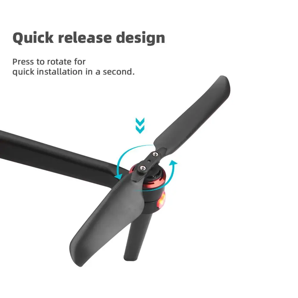 2 Pairs Drone Propellers Quick Release Blade Drone Accessoires Compatibel Voor Autel Evo Ii/Evo Ii Pro Drone
