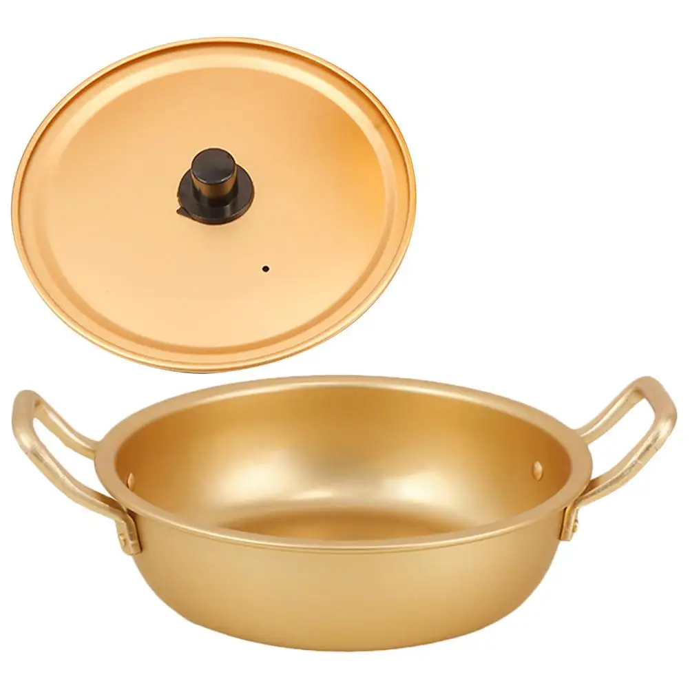 

Camping Cooking Pot Aluminum Soup Pot Lid for Kitchen Noodle Ramen Pasta Egg Coffee Oatmeal Large Size Outdoor