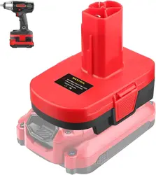 for Craftsman 19.2v Drill Battery Adapter for Craftsman 20V V20 Li-ion Battery Converter to for 19.2v Old Style Cordless Tool