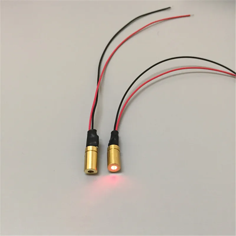 Modulo laser laser D6x10mm 650nm Red Dot Laser 10mW (Focus personalizzato)