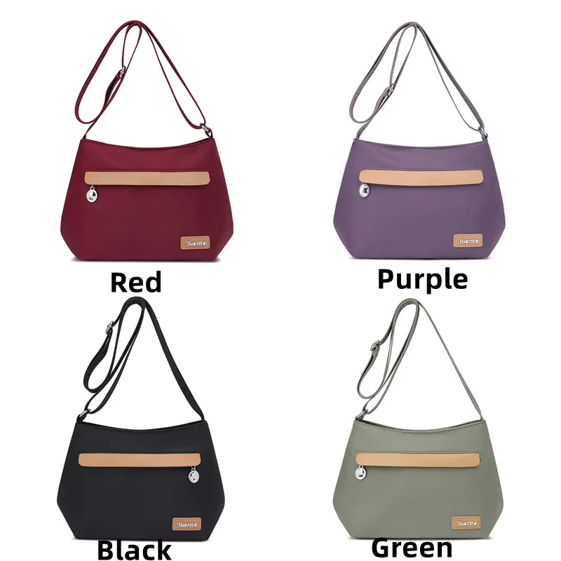 Large Capacity Nylon Cloth Bag For Women's Spring New Cross-border Trend Crossbody Bag Lightweight Shoulder Bag For Women's Bag