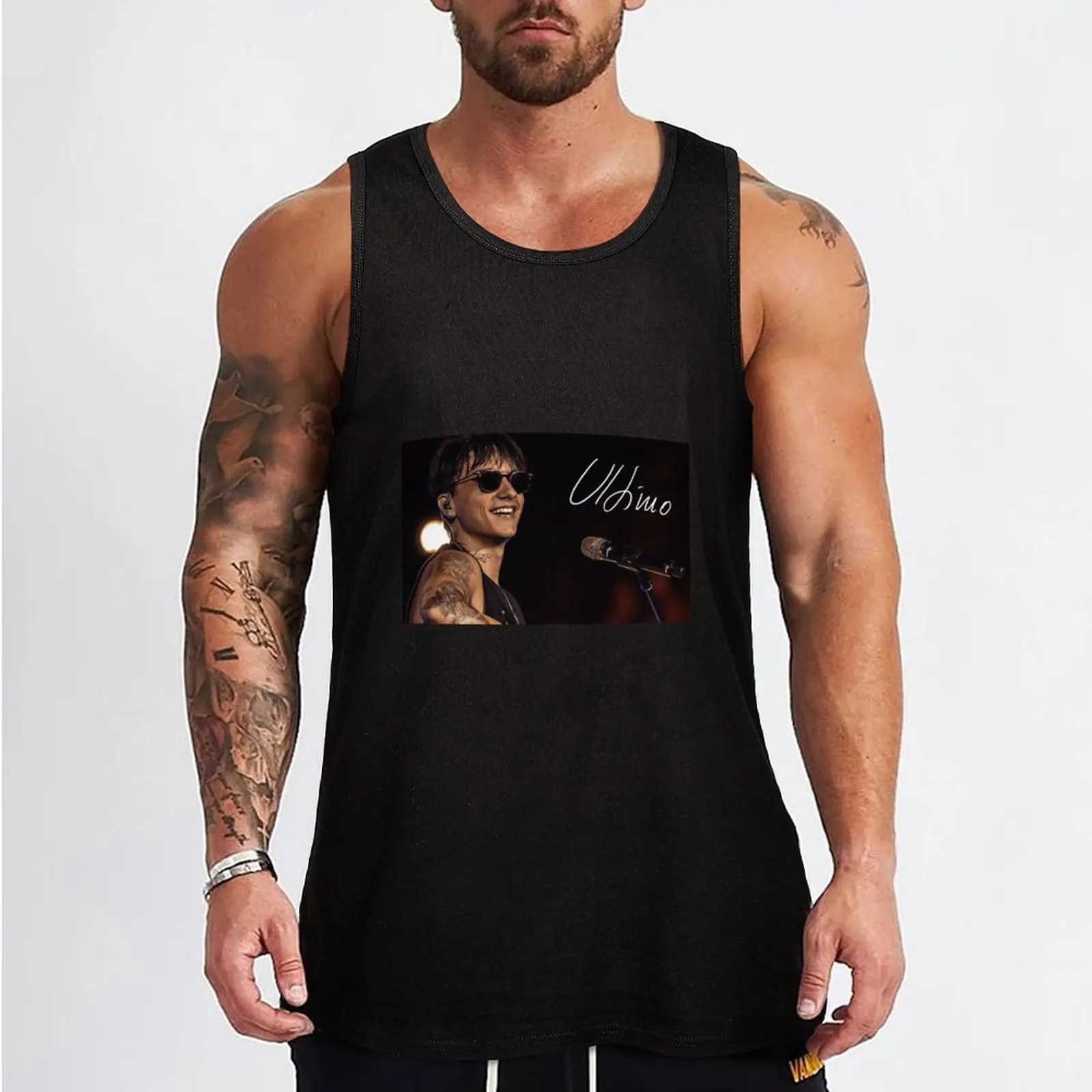 Ultimo artista musica italiana autografo artist painting - The Voice of heart Tank Top Vest mens designer clothes bodybuilding