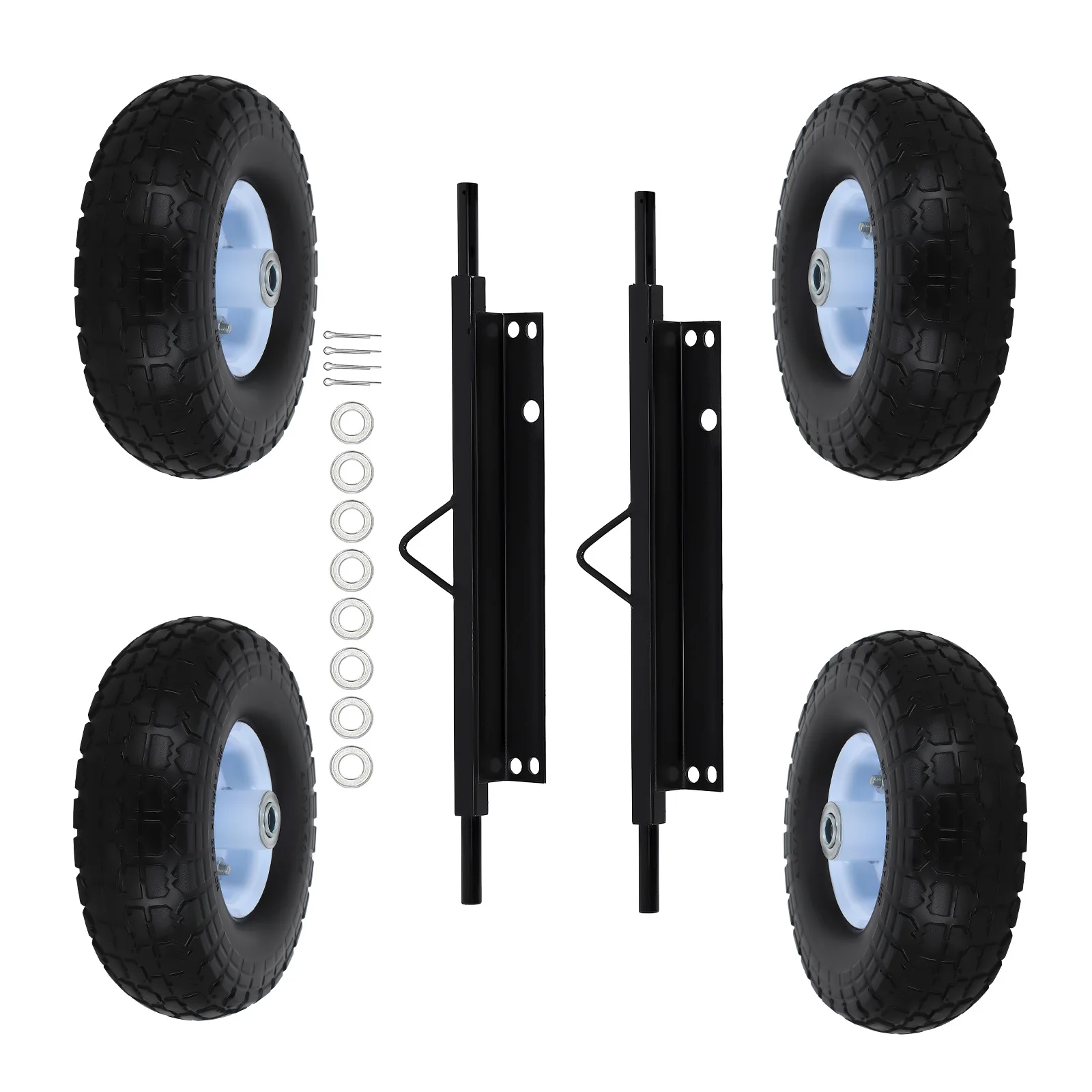 06423-ZS9-020AH Wheel Kit for Honda Generator EU3000is 06423-ZS9-020AH Steel Axles Wheels with TIRES& Bearings