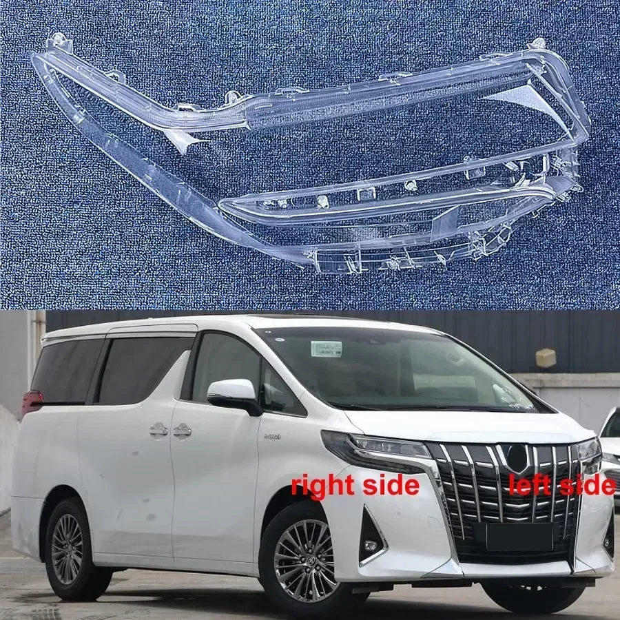 

Для Toyota Alphard 2018 2019 2020 2021, автомобильные аксессуары, крышка объектива фар, прозрачный абажур, корпус фары из плексигласа
