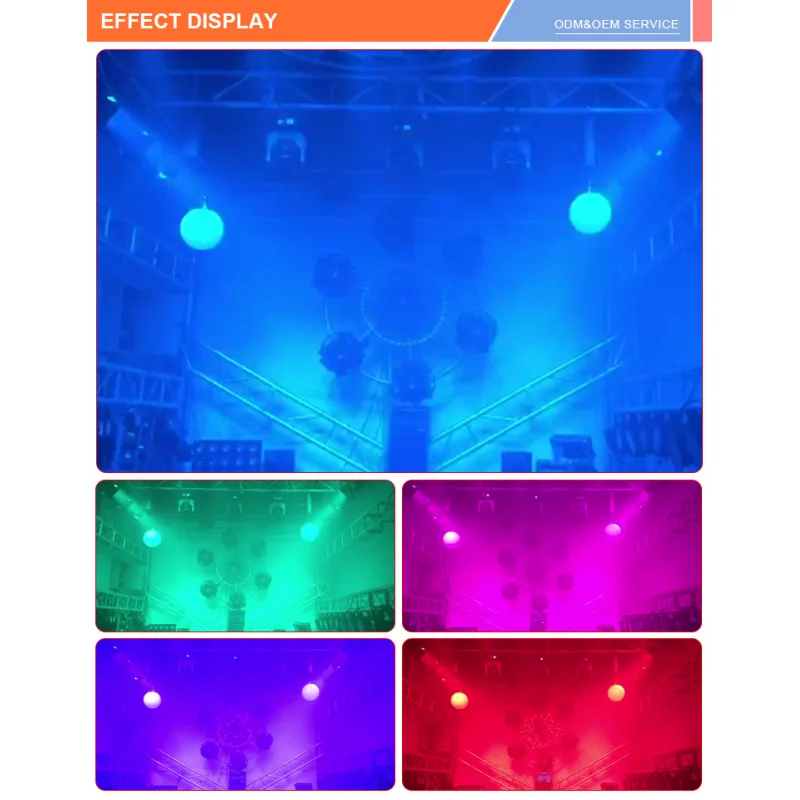 Luce par LED 18x10W IP65 Impermeabile RGBW 4IN1 DMX512 Illuminazione scenica con volo pronto