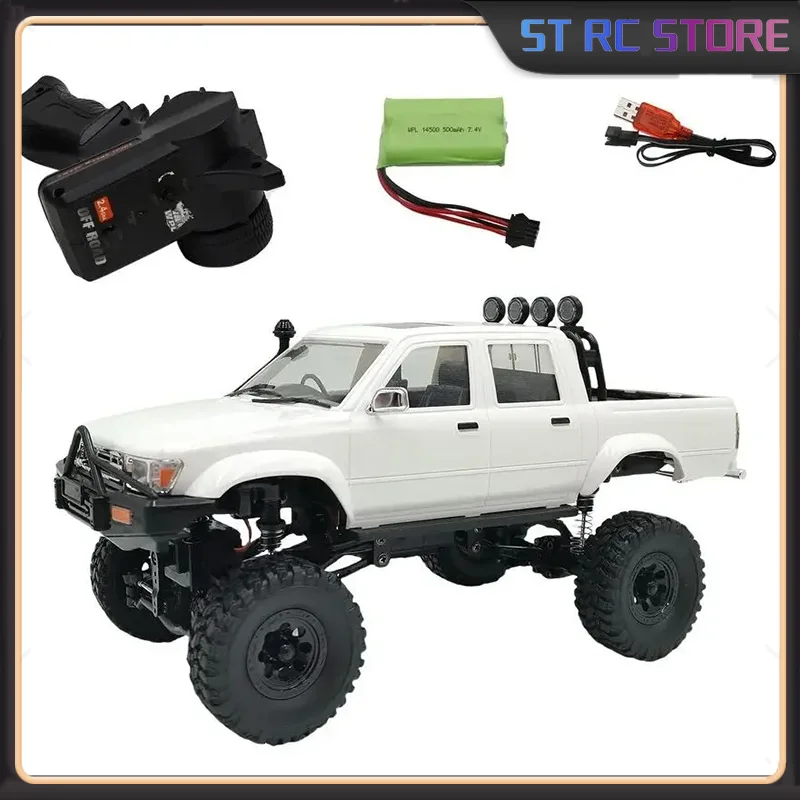 

New C64-1 Rc Car 1/16 2.4g Full Scale 4wd Adults Climbing Car Off Road Vehicle C24 Pickup Truck Remote Control Boy Toy Gifts