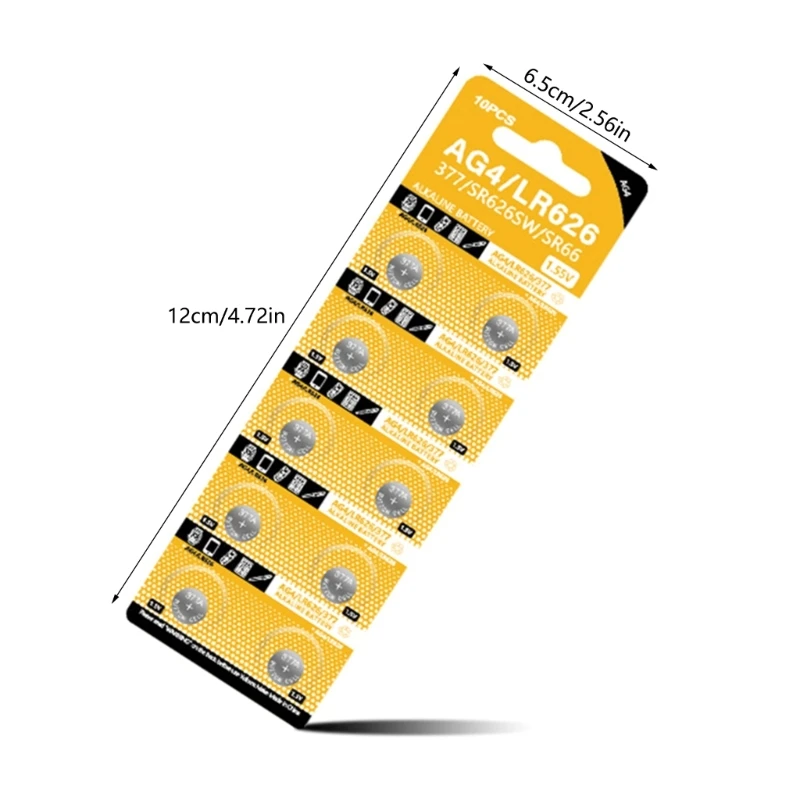 LR626 377 Pin Nút 10/50 Gói AG4 Pin Phù Hợp Cho Đồ Chơi Điều Khiển Từ Xa Trang Sức Giọt