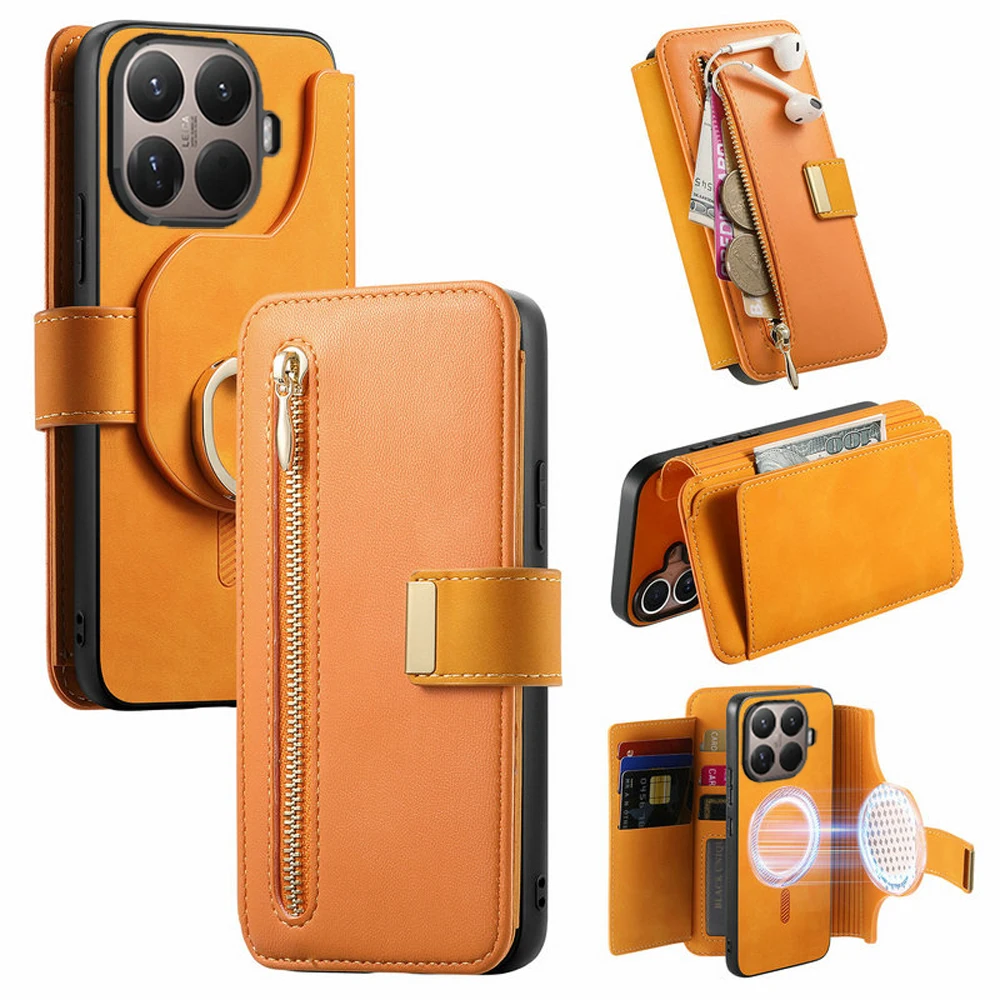 

Detachable 2 IN 1 Leather RFID Wallet Funda for Xiaomi 15T Pro 5G 2025 Luxury Case Magnet Card Book Shell Mi 15 T T15 Flip Cover