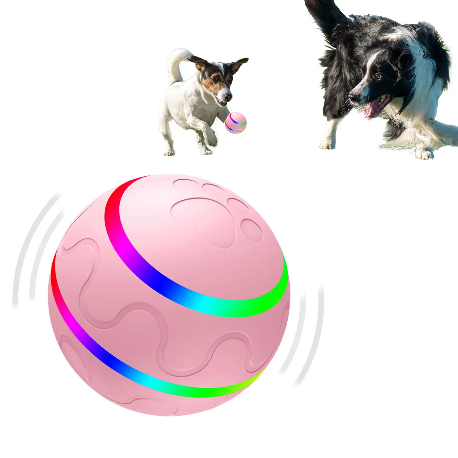 

Interactive Dog Toys Dog Ball, Smart Automatic Active Rolling Moving Ball for Medium/Large Dogs
