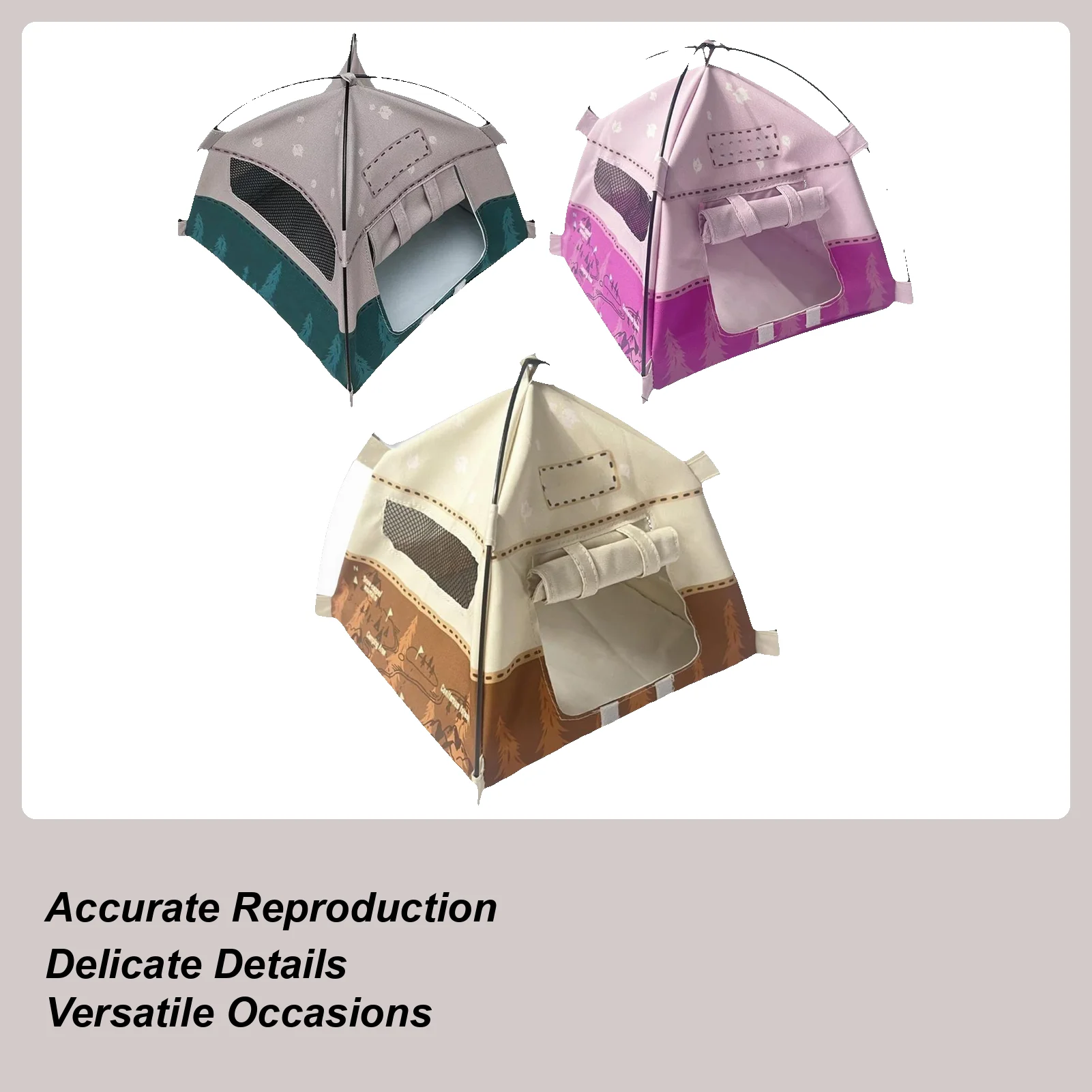 

Doll Tent 1:12 Scale Miniature Camping Tent Doll Accessories For Boys Girls Pretend Play Home Outdoor Garden Display