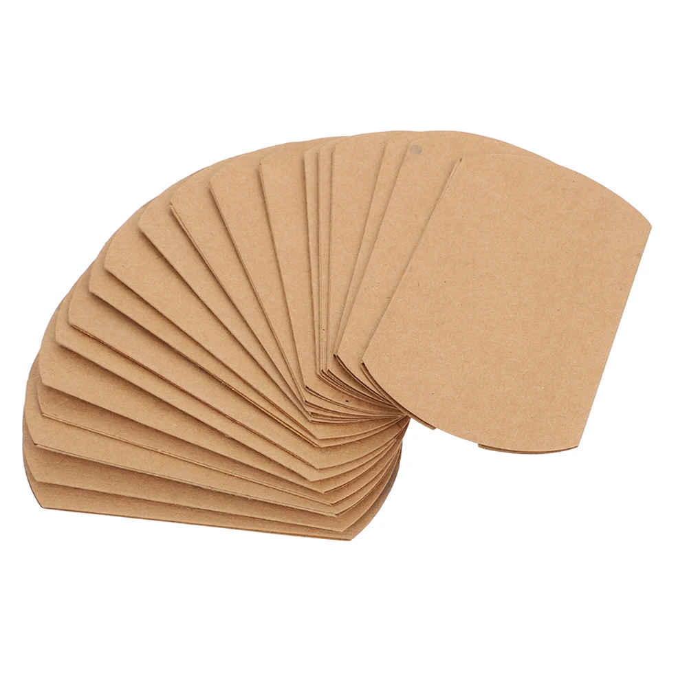 

50pcs Candy Boxes Pillow Shaped 9X35X105cm Small Gift Favor Boxes for Parties Weddings Chocolate Container Mini BoxesReusable