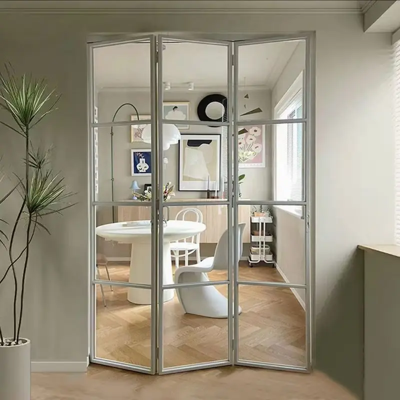 Extremely narrow French retro folding door, kitchen, living room, balcony, bathroom door