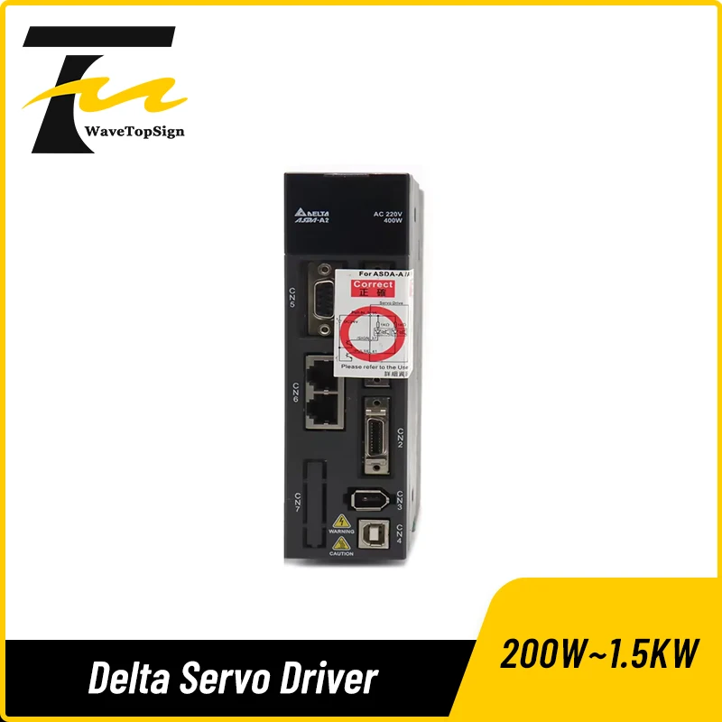 WaveTopSign Delta Servo Motor Driver 200W 400W 750W 1KW 1.5KW  ASD-A2-0121 0221 0421 0721 2023 3023 1021 1521L/U/E/M/F