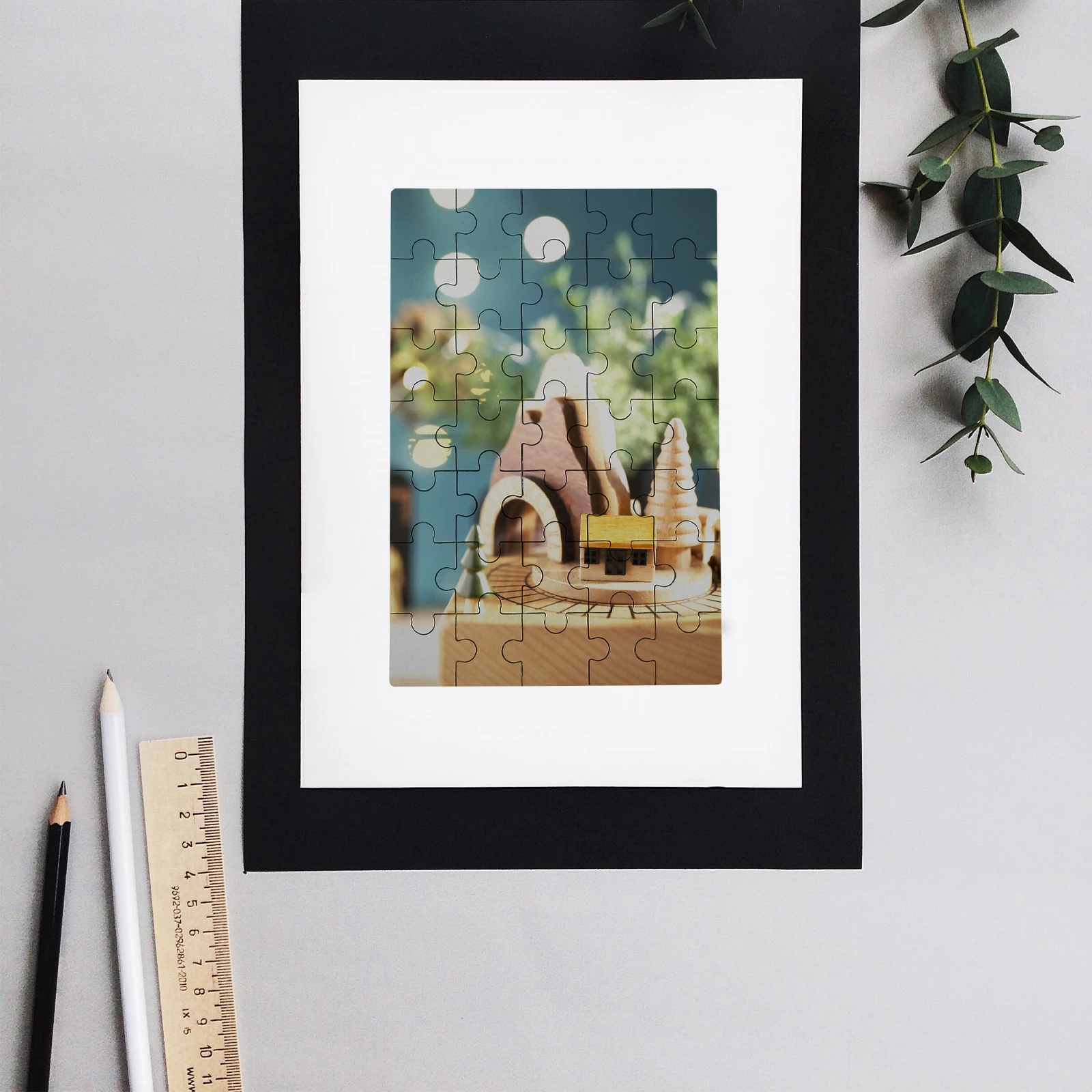 10 Pcs Blank Wooden Puzzle Pieces For Thermal Transfer Jigsaw Diy Craft Heat Printable Rectangle Puzzle Sheets Family Game Wood