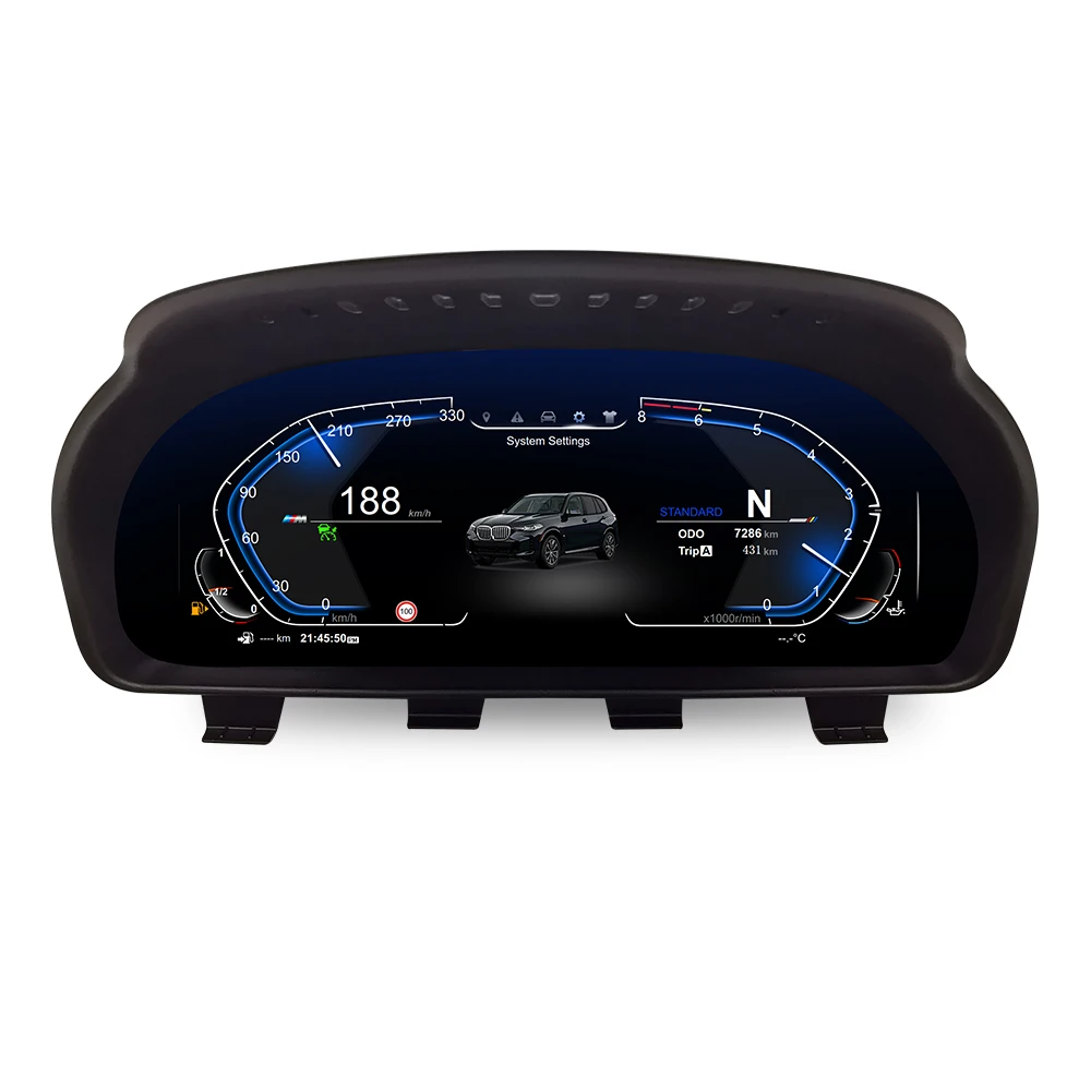 

12,3-дюймовая цифровая панель приборной панели для BMW F10 F11 F18 F06 F12 F13 F25 F26, панель дисплея, измерительный прибор, виртуальная кабина