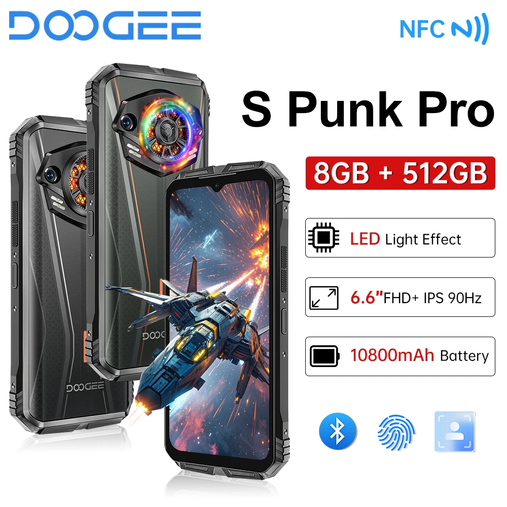 Global version DOOGEE Spunk Pro Rugged Phone 6.6