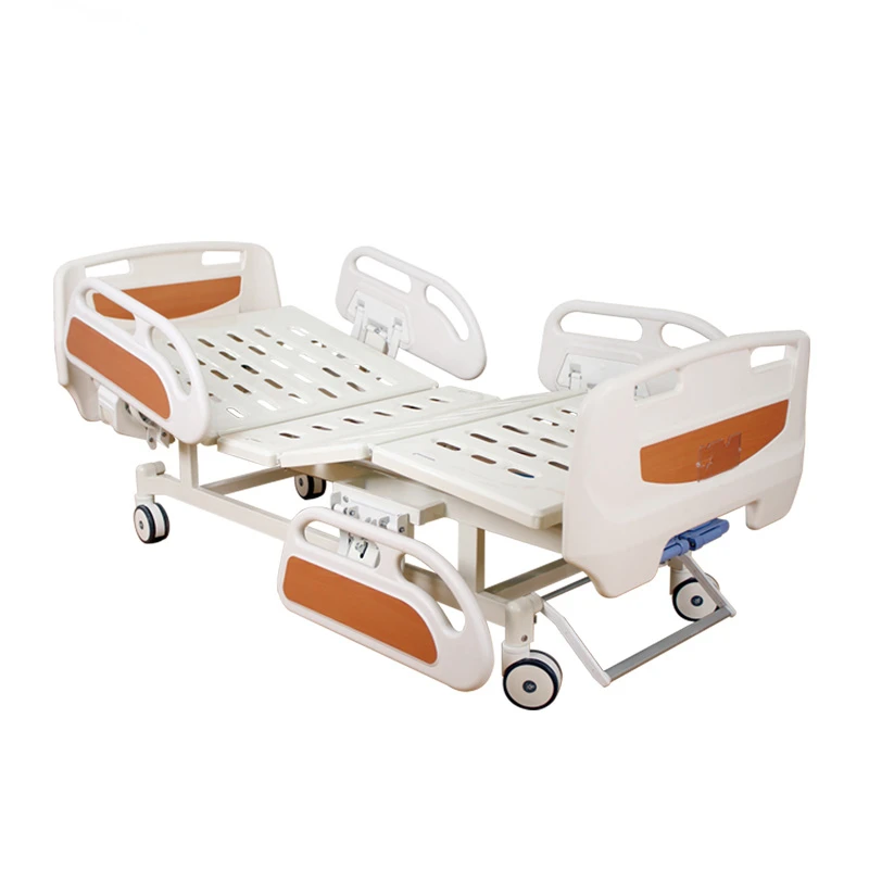 High distribution Manual two-crank medical bed ABS Head of a bed professional  devices