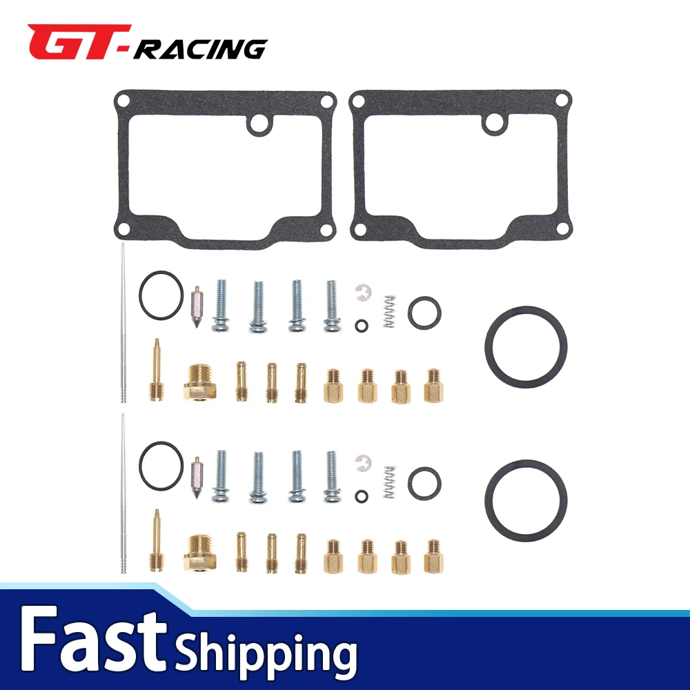 

Dual Carburetor Repair Rebuild Kit For Polaris Indy Trail 488 1991-1999 Snowmobile Carb Overhaul Set 2 Carb Service Kit