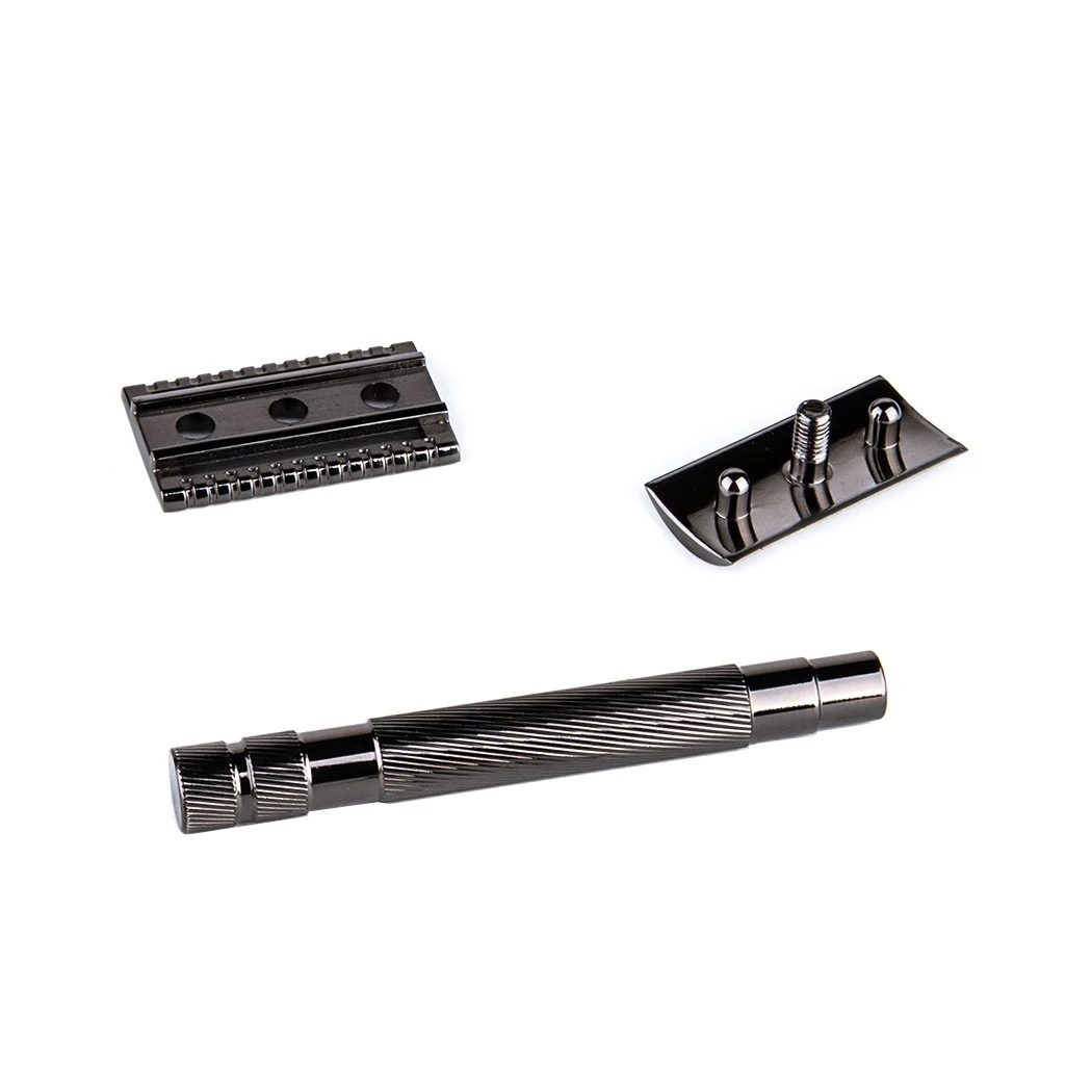 남성용 안전 더블 엣지 면도기, 이발사 스트레이트 면도기, 거치대 남성용 면도날 면도기