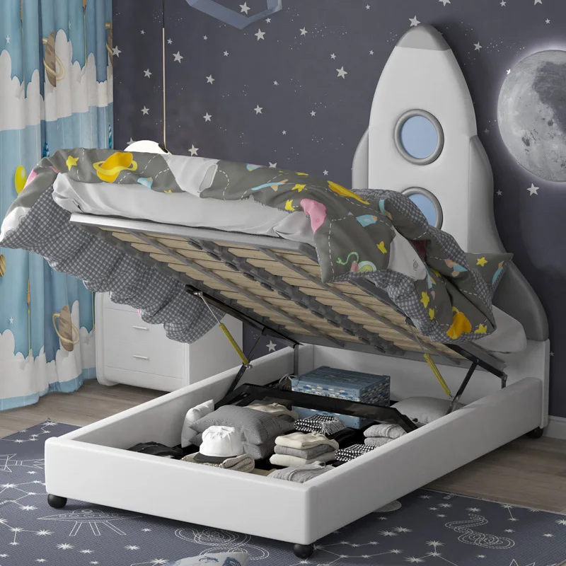 エレガントな子供部屋用家具、拡張可能な子供用ベッド