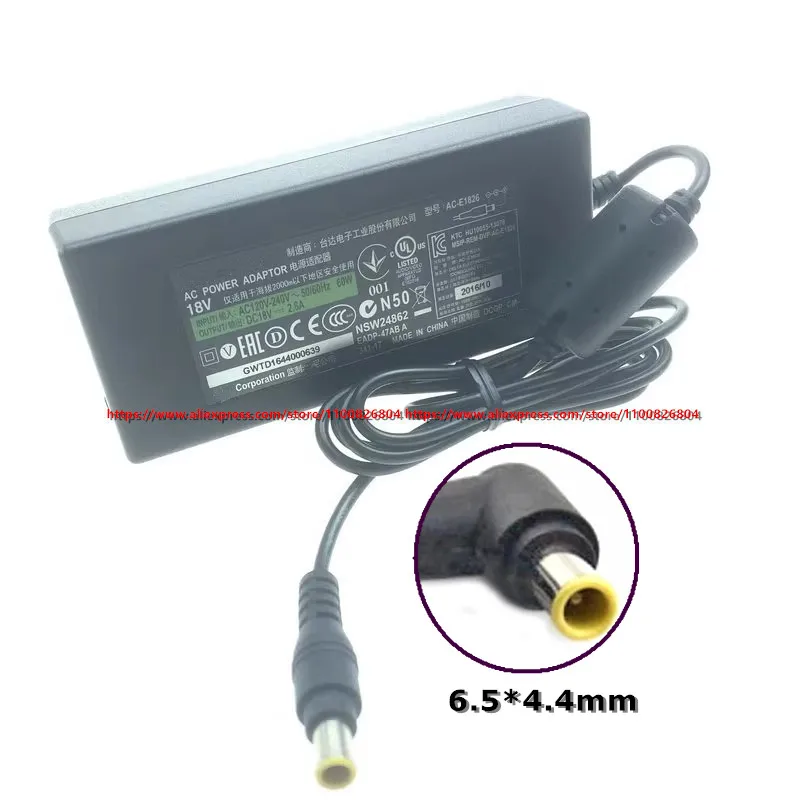 Оригинальное зарядное устройство AC-E1826L 18 В 2,6 А для адаптера динамика Sony SA-32SE1 VW117XC W218JC W217JC Y118EC SRS-X7 SRS-D8 Оригинальное зарядное устройство AC-E1826L 18 В 2,6 А для адаптера динамика Sony SA-32SE1 VW117XC W218JC W217JC Y118EC SRS-X7 SRS-D8