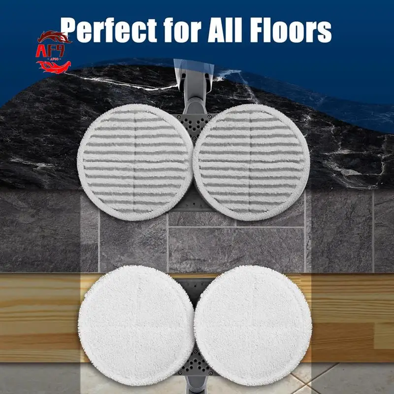 

AF90-4 шт. сменные подушечки для швабры для твердого пола Bissell Spinwave 2037/2039A/2052Z/2124/2240Z моющиеся