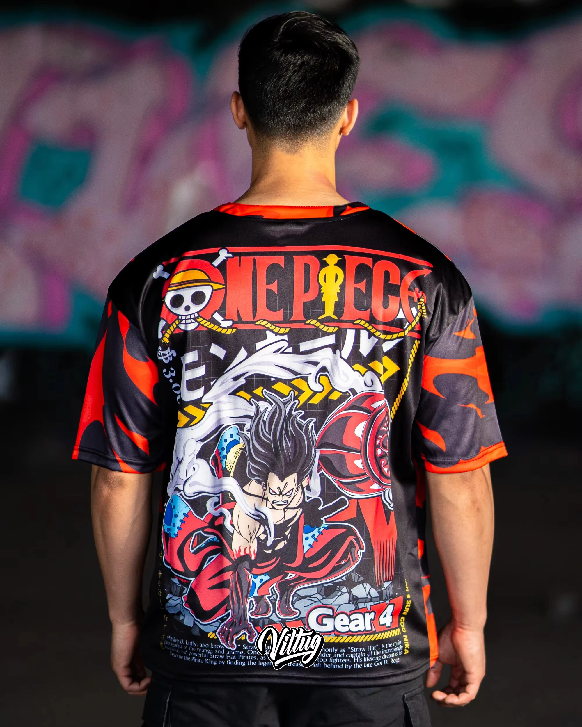 2026 Summer One Piece Luffy Retro Cosplay T-shirt Men's Oversized 3D Printed Short-sleeved Family Unisex Children's Sports Shirt