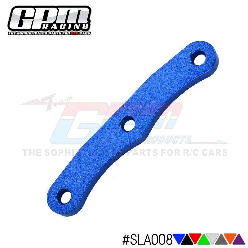 GPM-brazo delantero de aluminio, abrazadera para TRAXXAS 1/10 Slash 4x4