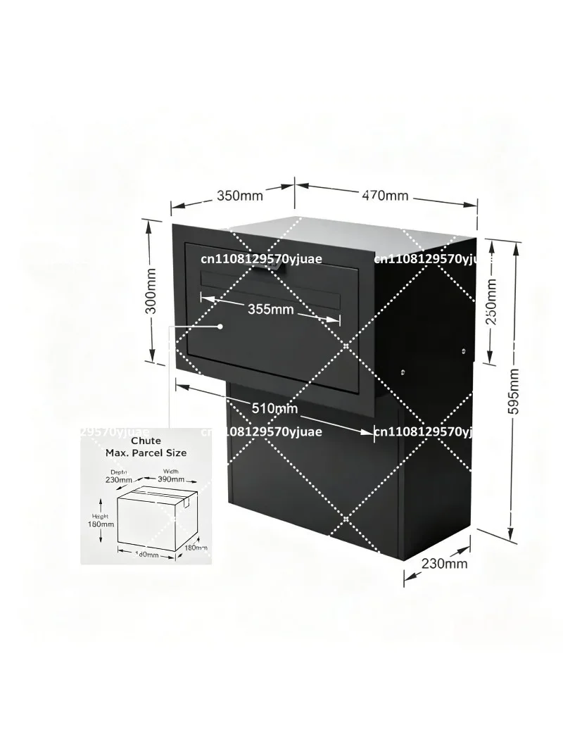 Secure Parcel Delivery Box for - Office Furniture Plan recension och pris