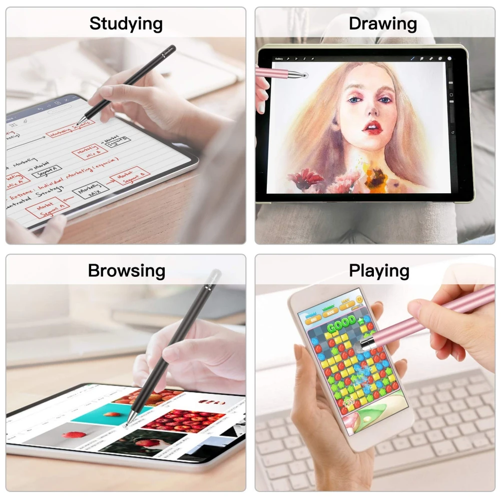 Стилус с магнитным диском для IPhone/Ipad Pro/Mini/Air/Android