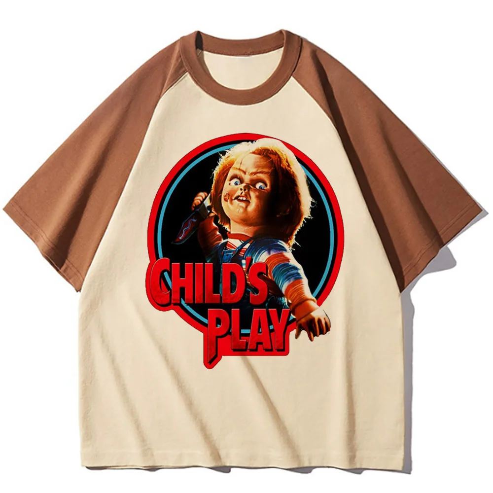 Chucky t shirt women athleisure breathable casual wear t shirt female graphic comic anime clothing