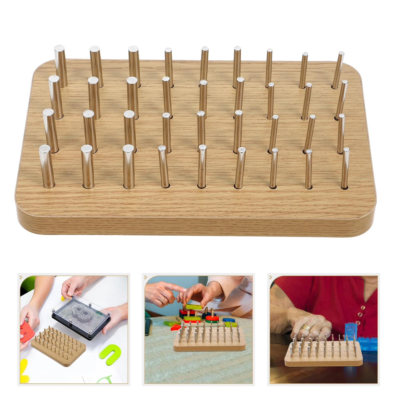 

Finger Rehabilitation Training Pegboard For Enhance Finger Dexterity Hand Rehabilitation Board Hand-eye Coordination Trainer
