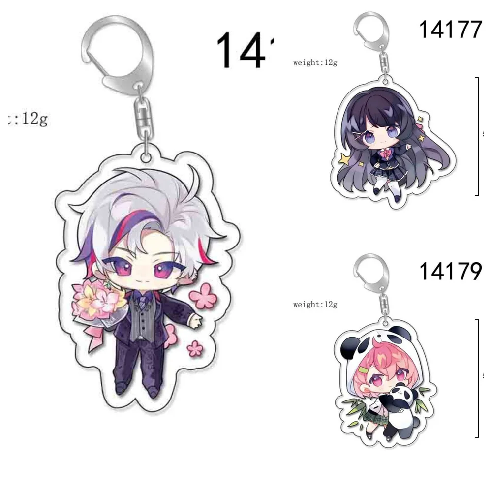 

6CM Charm Anime hololive VTuber Acrylic Keychain Model Cosplay Characters Ornament Accessories Goods Collection Gifts