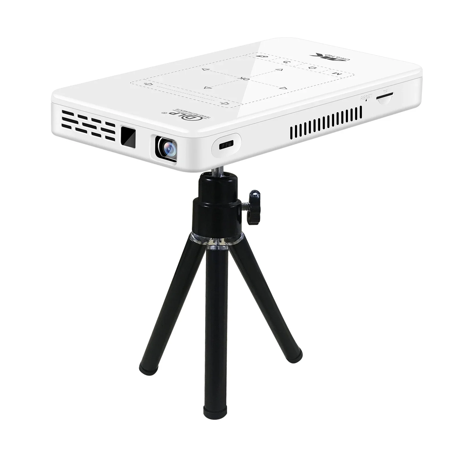 

Hot Selling Salange Portable Projector 2G+32G Android 3D LED P09II DLP Projectors 4K Support Indoor Outdoor