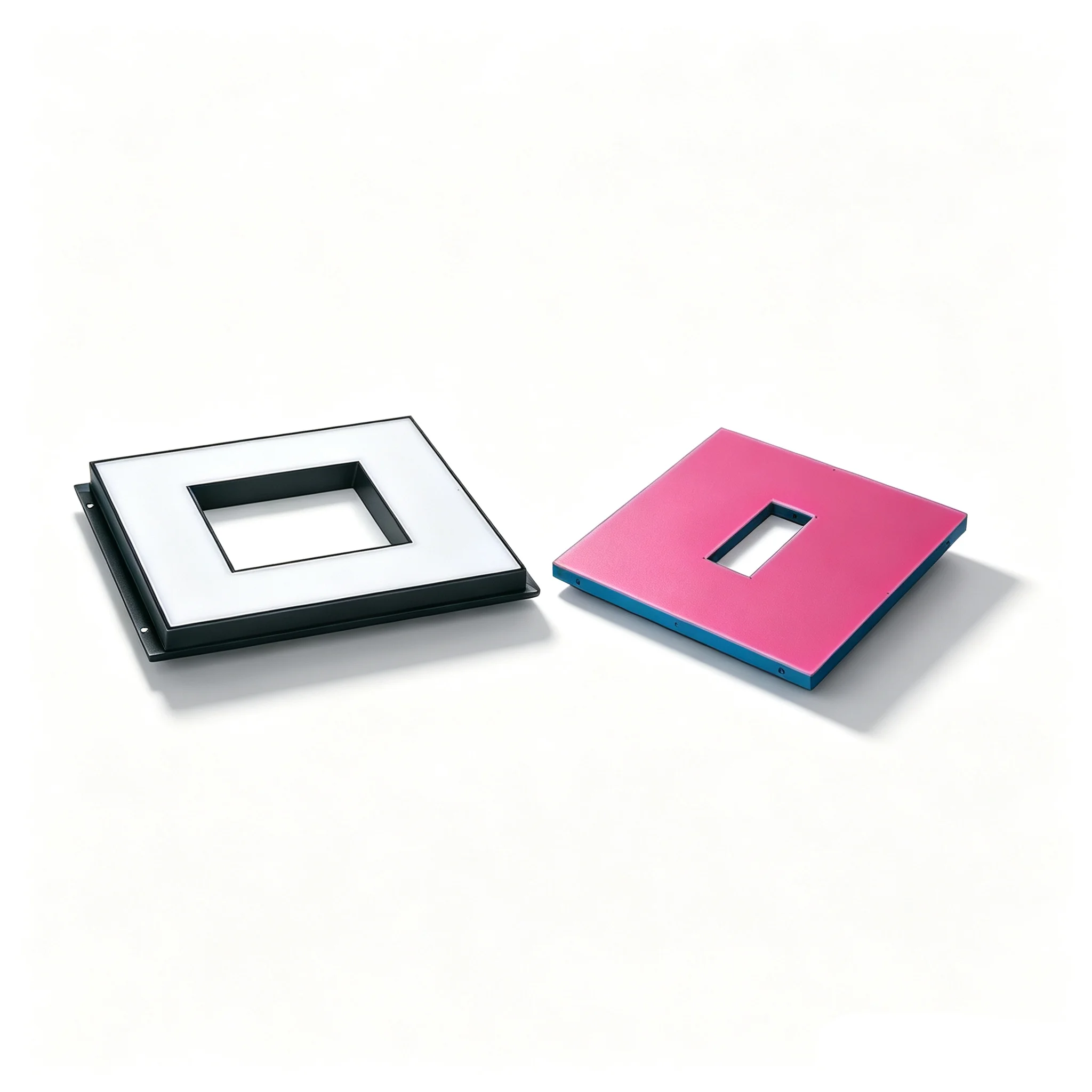 Square Hole Backlight (Bottom Emitting) - FKBGS/FKBGLX | Industrial Machine Vision Light Source for Inspection Cameras