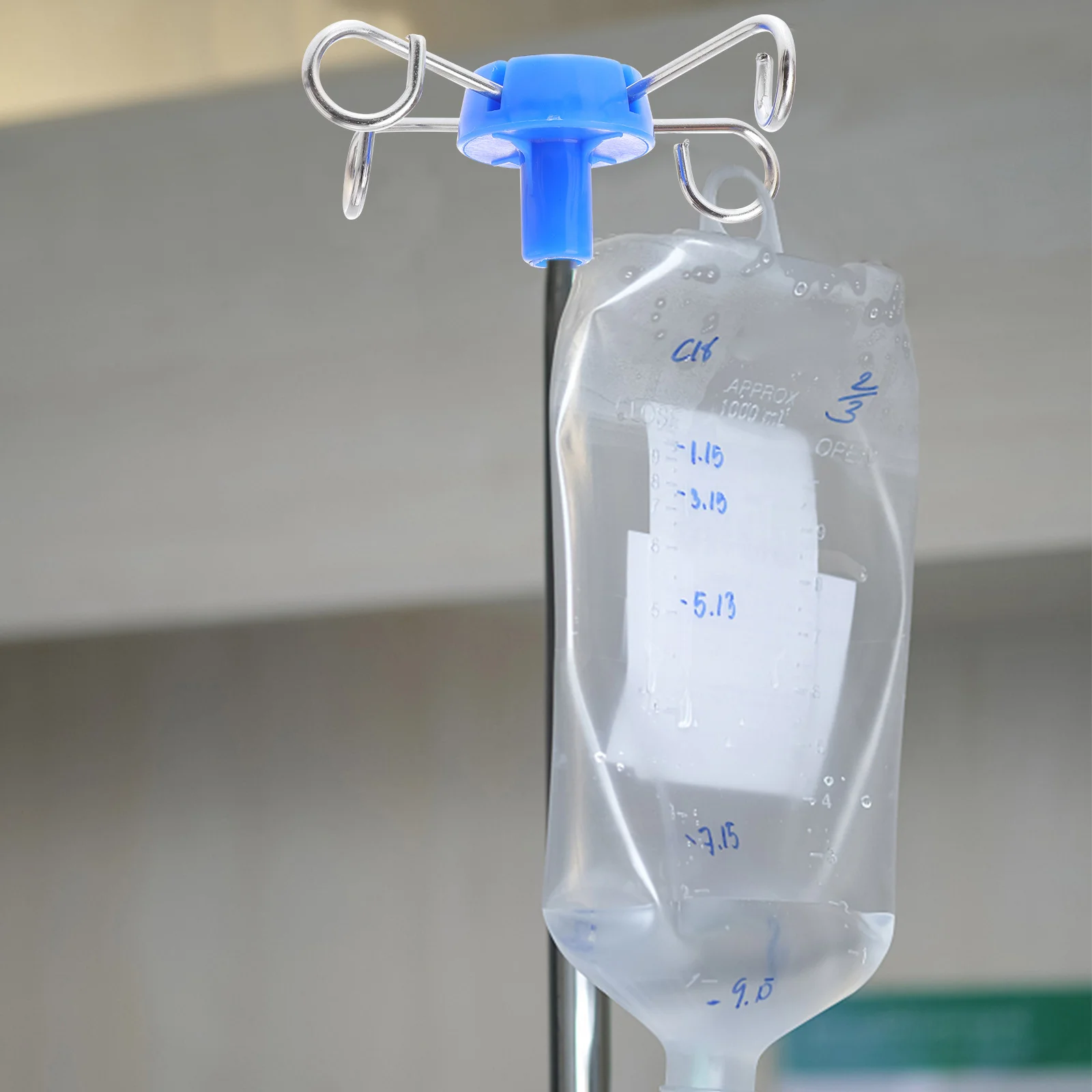 Stainless Steel Infusion Stand Hook Durable Medical Grade Vertical Iv Pole Holder For Clinic Hospital Use Teaching Equipment