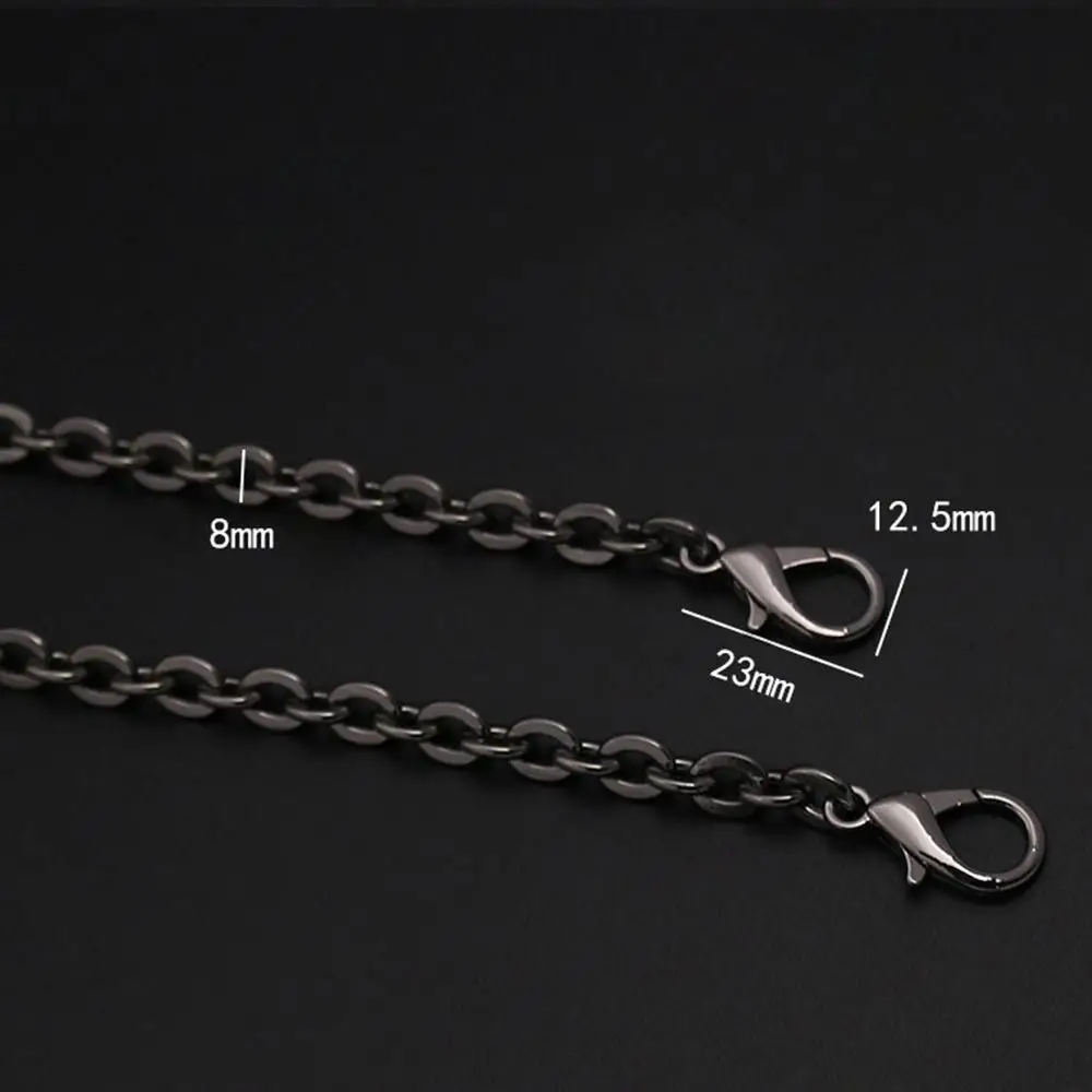 

DIY Bag Accessories Gold Silver Black Metal Bag Chains Adjustable Luxury Single Shoulder Strap Replacement Bag Chain Belt