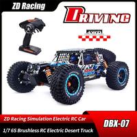 ZD RACING DBX-07 1/7 80km/h Power Desert Truck 4WD Off-road Buggy 6S Brushless RC Remote Control Car Vehicle RTR Toy Boy Gift