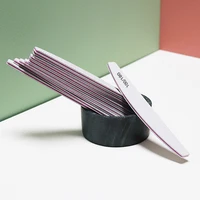 Nail File Buffer 100/180 Grit Half Moon Nail Files Double Side Sandpaper Nail Sanding Grinding Gel Nail Polish Manicure Tool 3