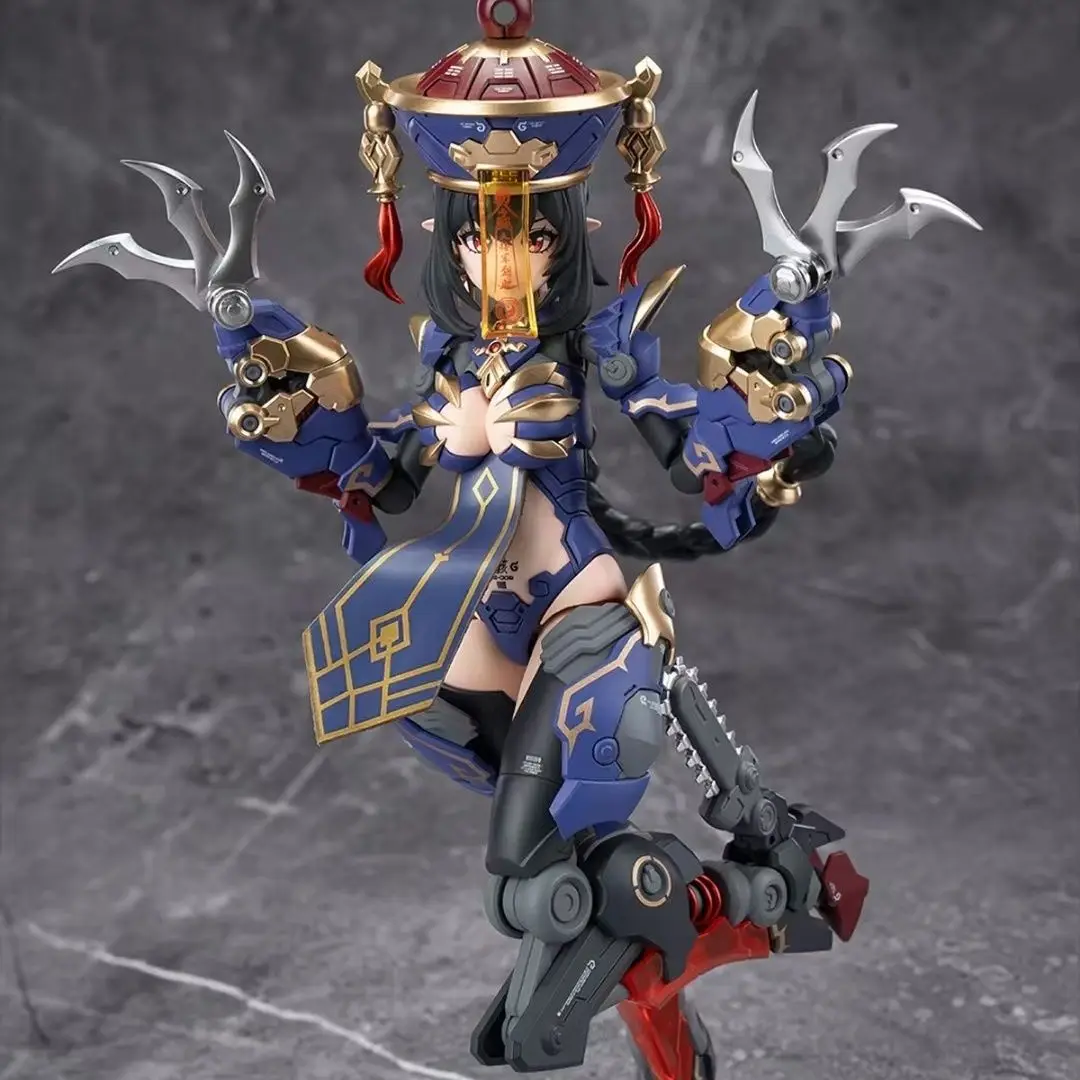 

Hemoxian Figure Jiulian 1/12 Scale Zombie Girl Assembly Model Kit Collectible Toy Gift Action Figure Reverberation of Medta
