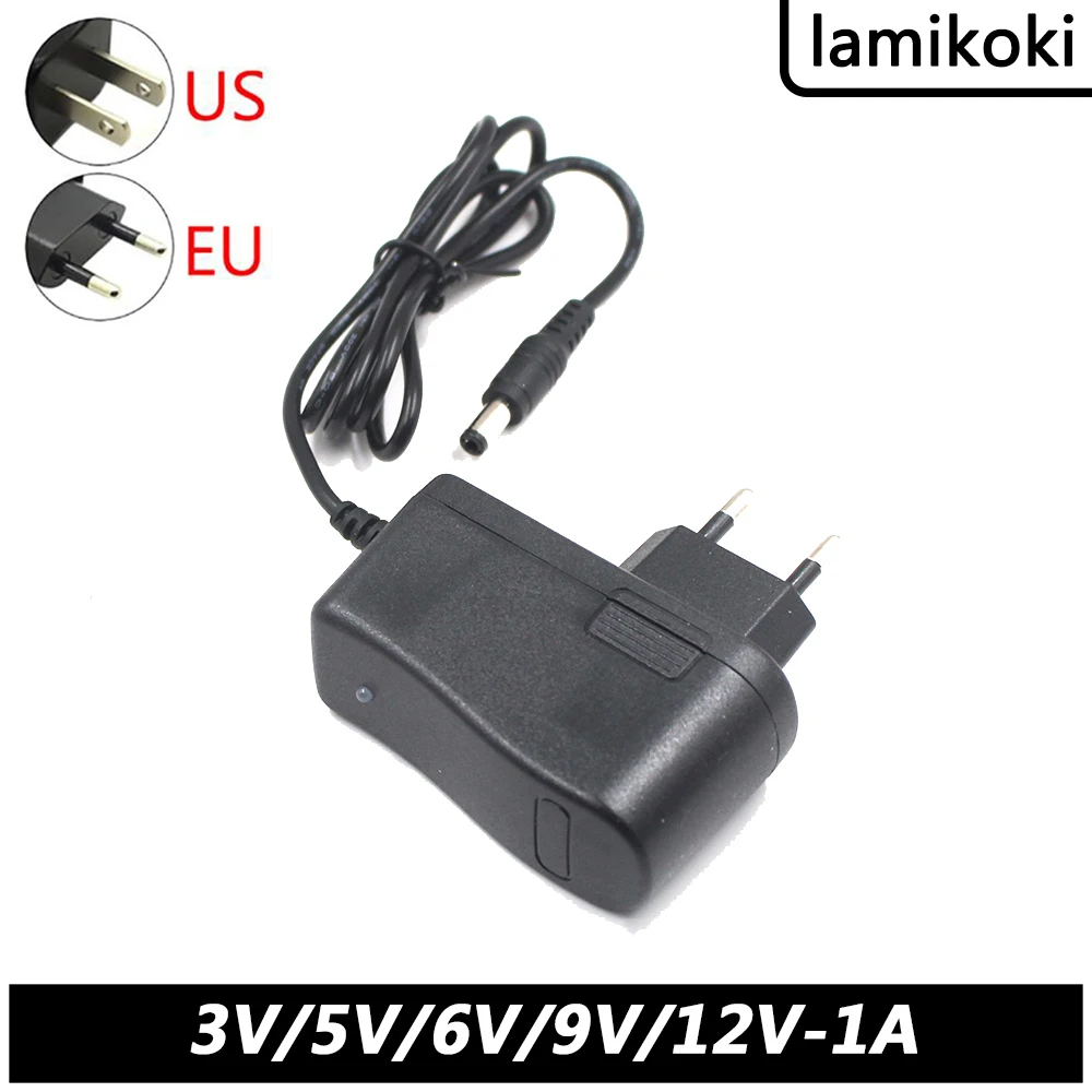 3V 1A Power Adapter 12V 1A Monitoring Power Supply 9V 1A Transformer 5V 1A Output Switching Power Supply 6V Accessories