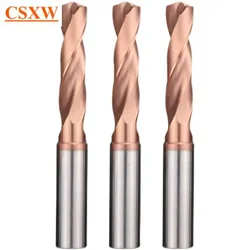 3D 5D Internal Cooling Bit 3 4 6 8 -16mm CNC High Hard Coating Tungsten Carbide Bit High Efficiency Wear-resistant Cooling Drill