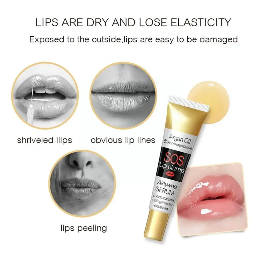 Heallor Plurpende Lipgloss Make-Up Transparante, Duurzame Hydratatie Verminderen De Verzorging Van De Fijne Lip-Lip