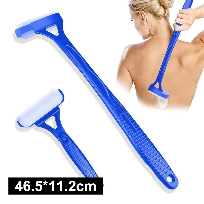 

Back Emulsion Applicator Portable Sunscreen Moisturizer Applicator Brush Body Back Foldable Applicator Roller With Long Handle