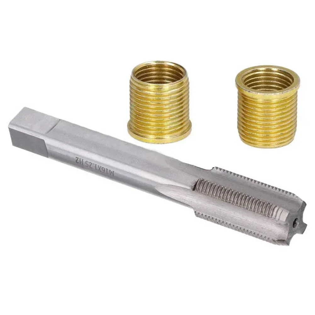 M16*1.25 Thread Tap M14x1.25 Thread Screw Nuts Inserts Metal Set For Gasoline Engine Generator Repairing Tool Accessories